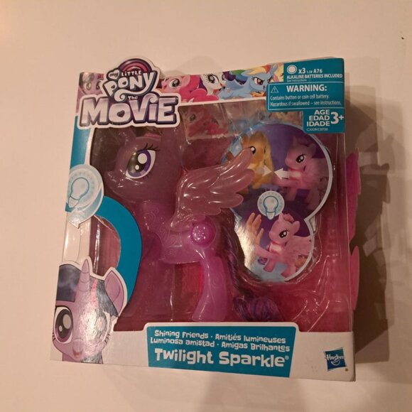 My Little Pony movie Shining Friends Twilight Sparkle Figure purple NEW sealed - Picture 1 of 2